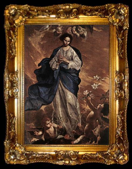 framed  CAVALLINO, Bernardo The Blessed Virgin fdg, ta009-2